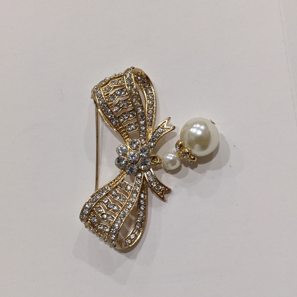 Gold-Colored Brooch